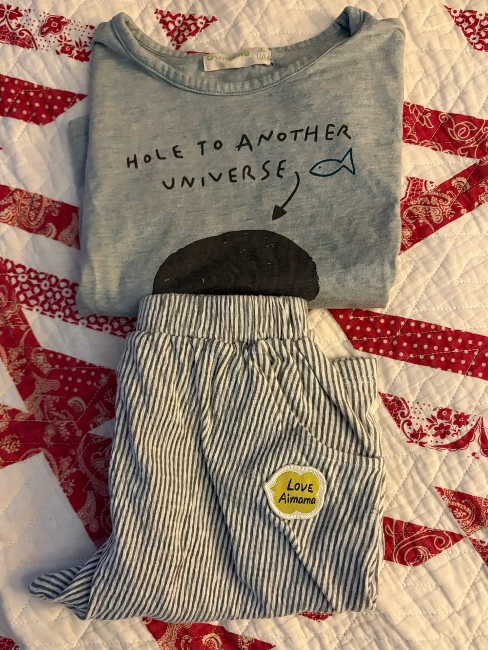 Boys 4T Aimama Blue Matching Set